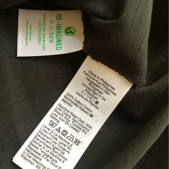 New w Tag: J Crew 90s Organic Slub Cotton Tank. Black - Picture 7 of 10